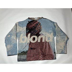 KNITWRTH Frank Ocean Blond Tapestry Top Sweatshirt Sweater size S